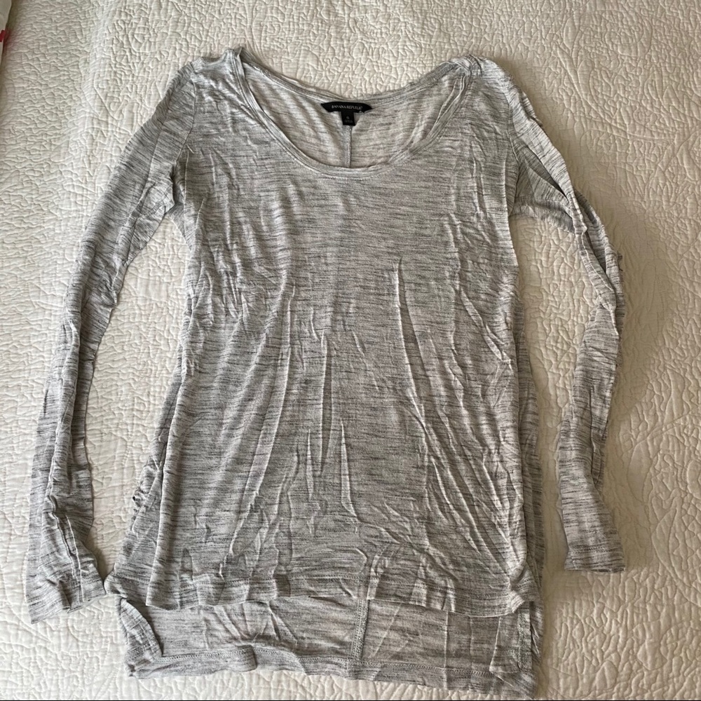 Heather Gray Longe Sleeve Tee